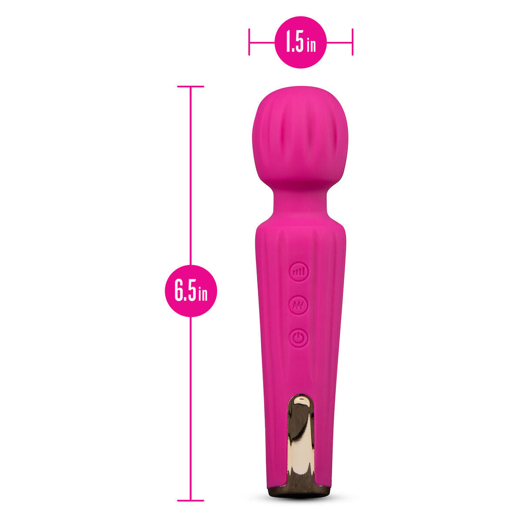 Blush Rosa Silikon Massagevorrichtung 3 Geschwindigkeiten - Erotik Shop