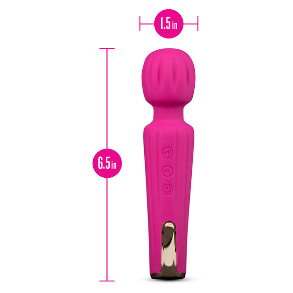 Blush Rosa Silikon Massagevorrichtung 3 Geschwindigkeiten - Erotik Shop