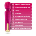 Blush Rosa Silikon Massagevorrichtung 3 Geschwindigkeiten - Erotik Shop