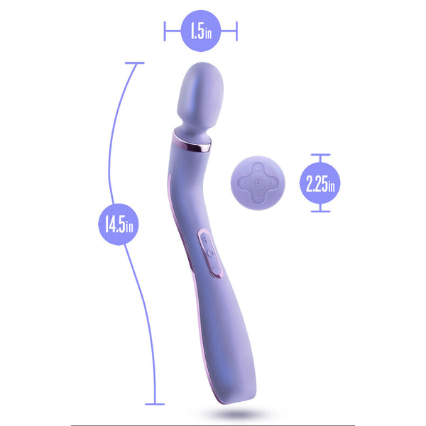 Blush Wellness Massagegerät lila Silikon aufladbar - Erotik Shop