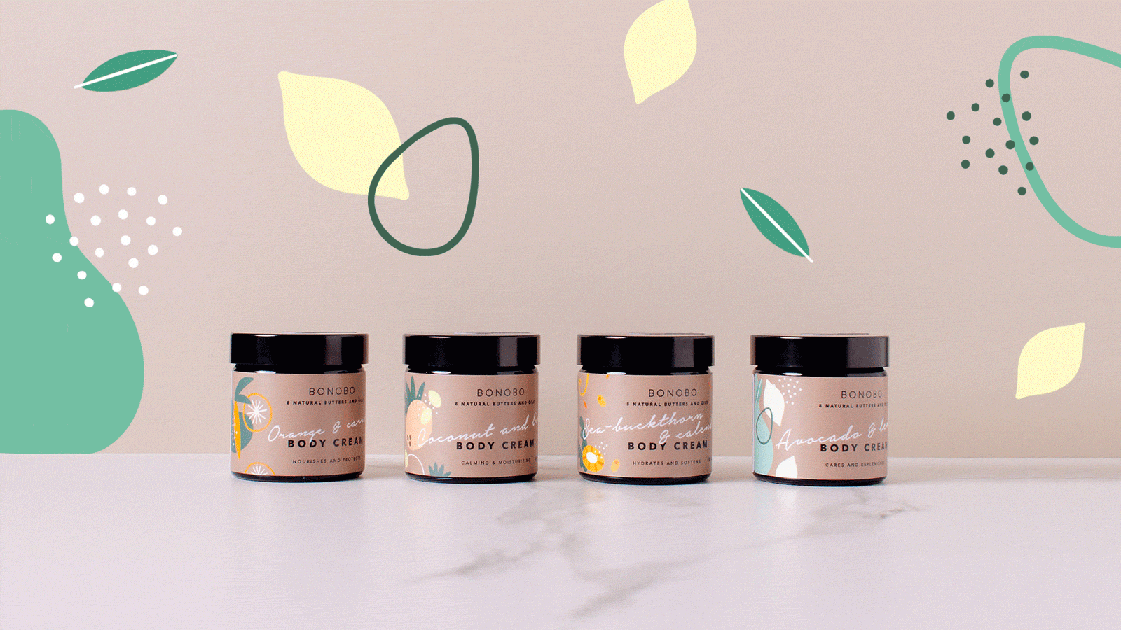 Orange & Karotte Körpercreme / Nourishes & Protects – Produktansicht 3