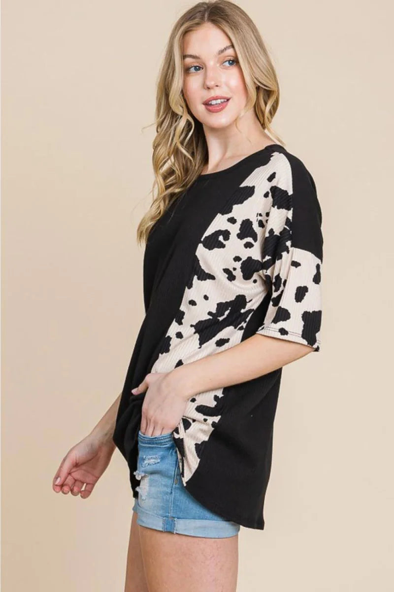 BOMBOM Rodeo Love Damen-T-Shirt – Detailansicht 4