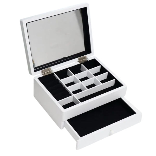 Box-Schmuckkästchen Home Esprit Weiß Holz MDF 21x17x9 - Aufbewahrungen