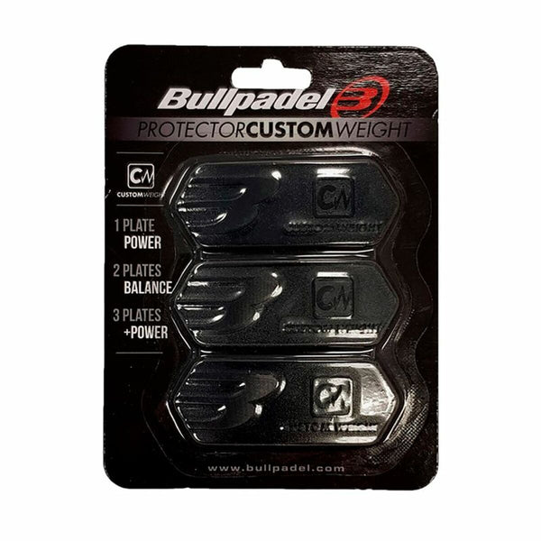 Bullpadel Custom-005 Schwarz Schutz bei Stürzen - Sport & Freizeit