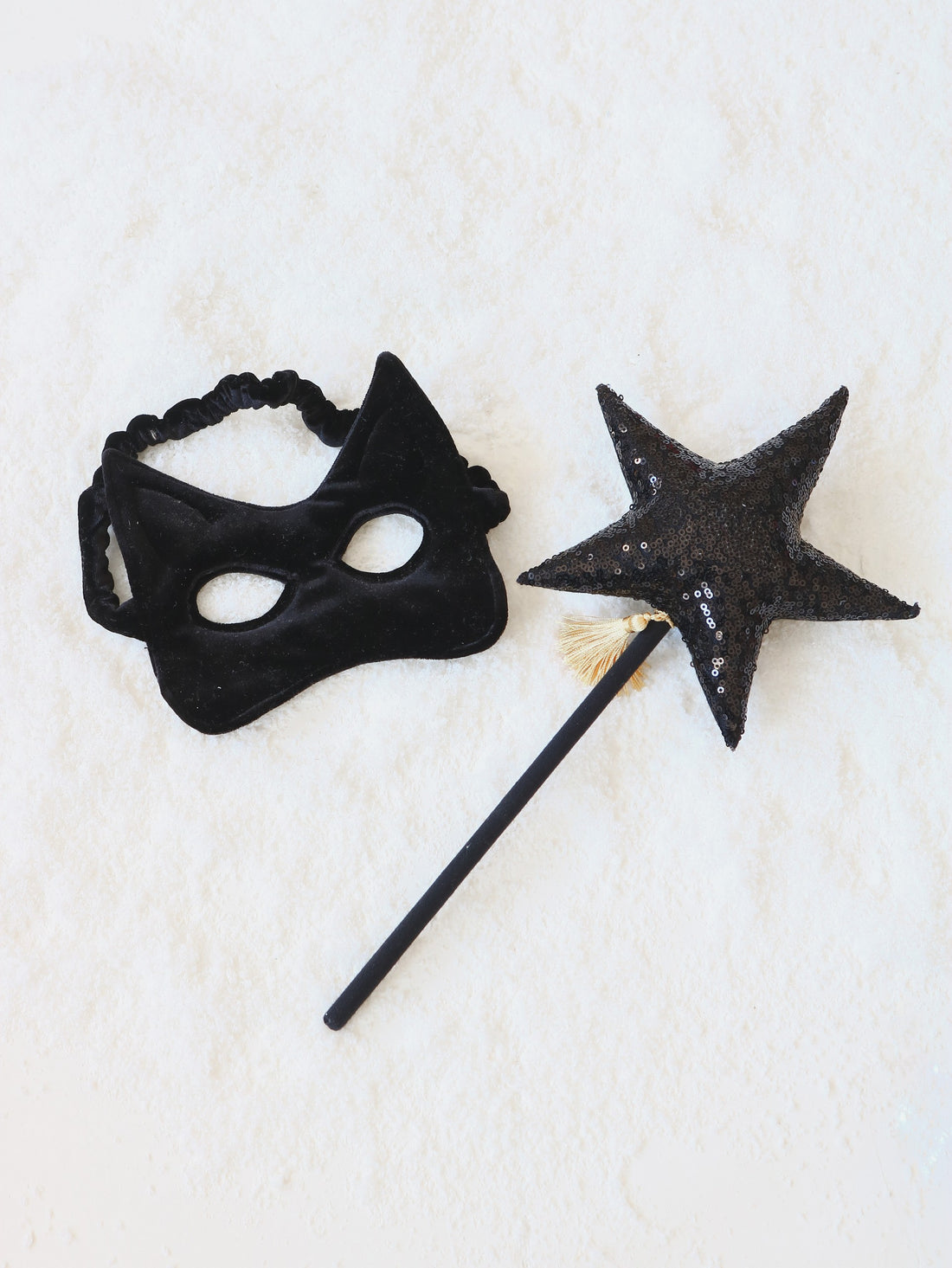 Katzenmaske – Schwarz – Detailansicht 4