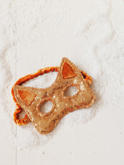 Katzenmaske mit Pailletten – Gold
