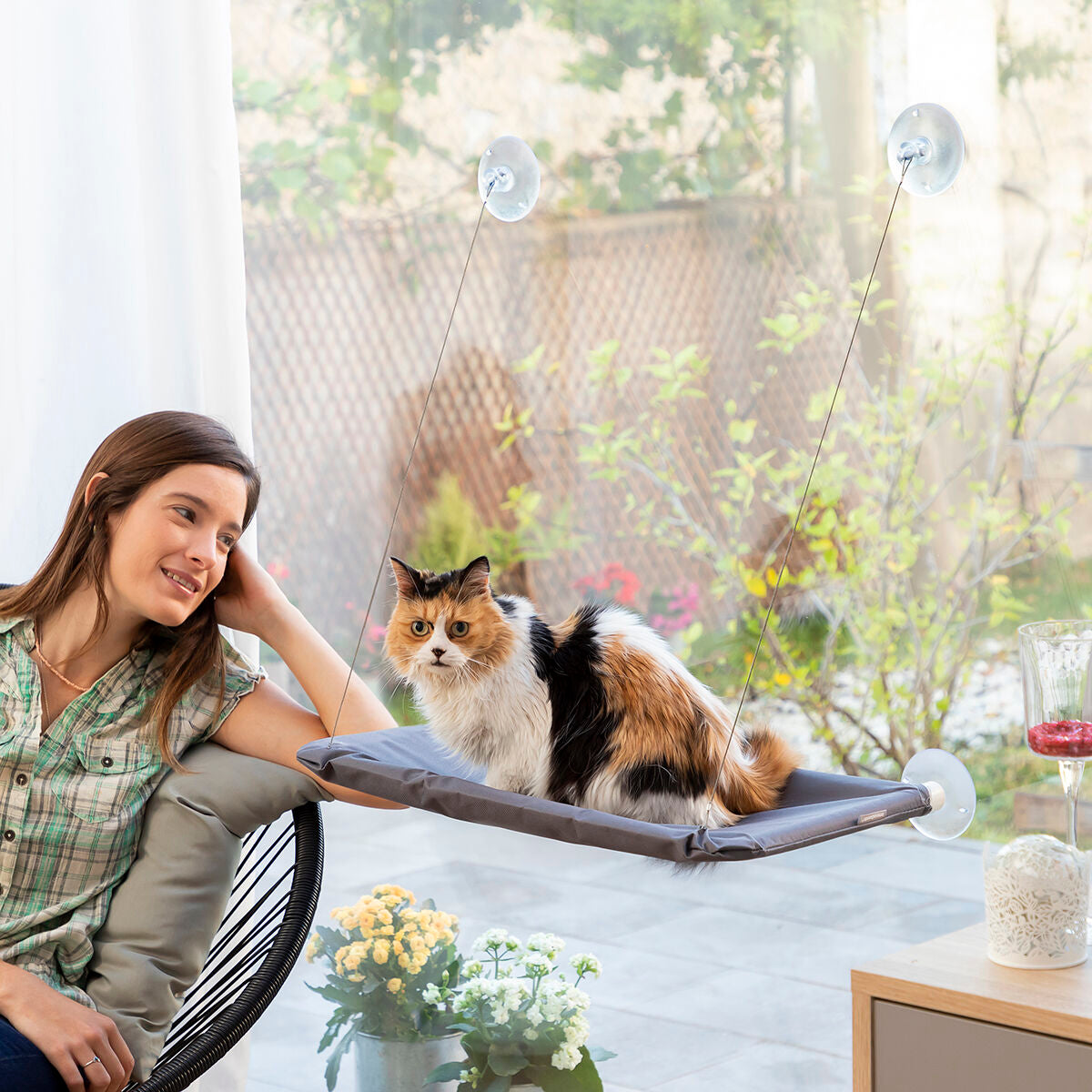 Catlax Hängematte für Katzen – Modernes Design