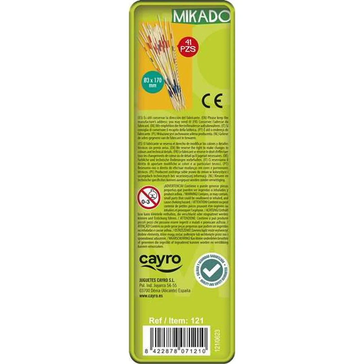 Tischspiel Cayro Mikado 41 Stücke – Produktansicht 2