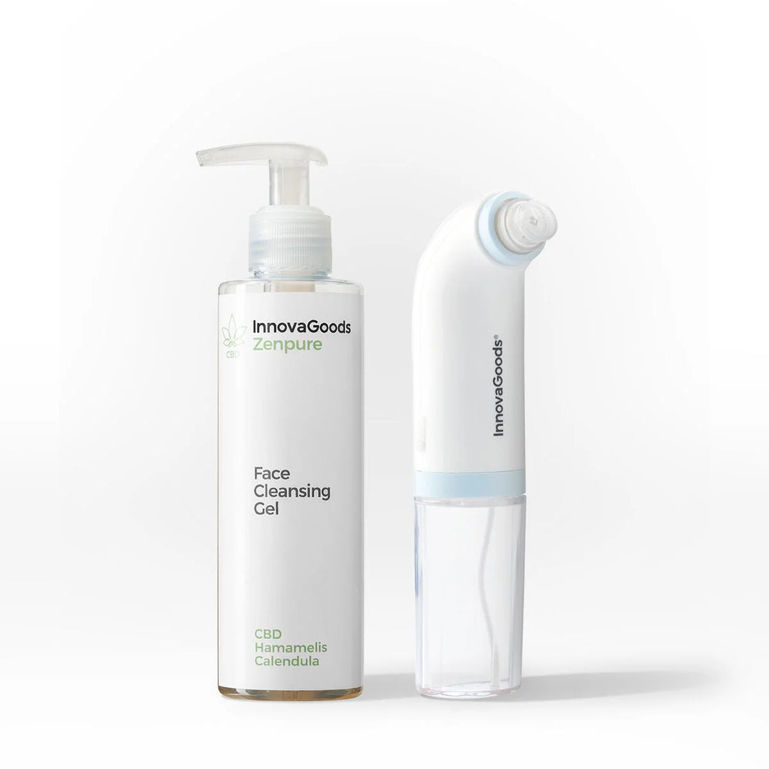 CBD-Mitesser-Reinigungsset mit Gerät und Gel – Detailansicht 3