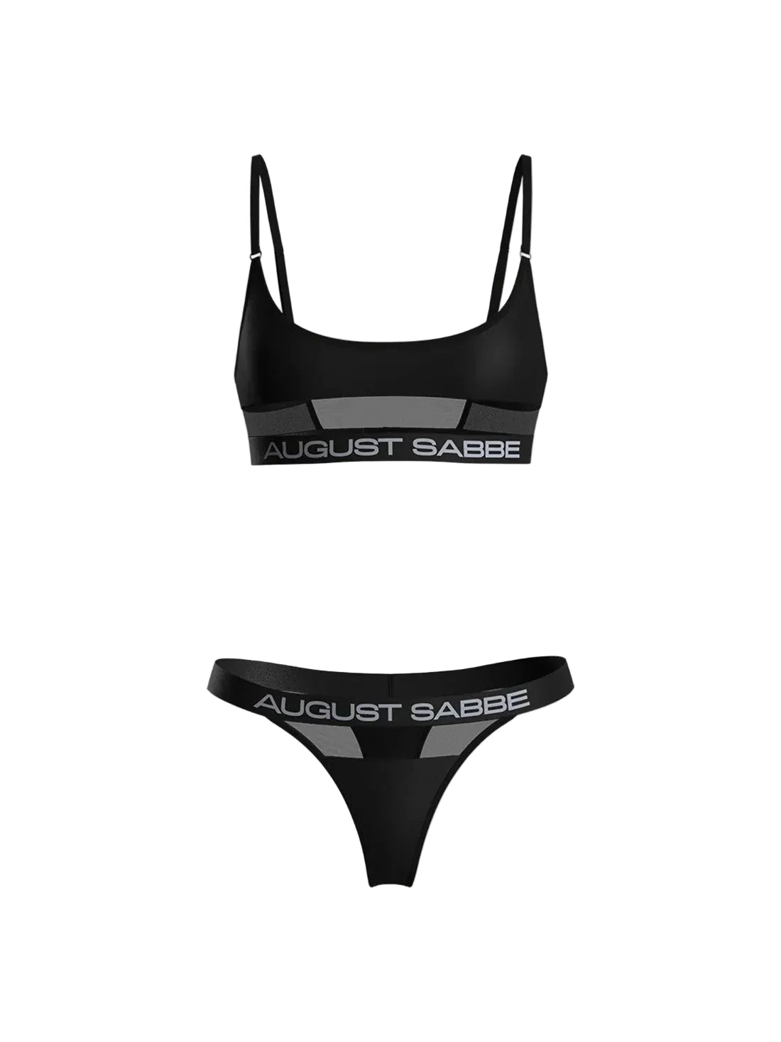 Classic Collection - Bralette and Thong Set - Black