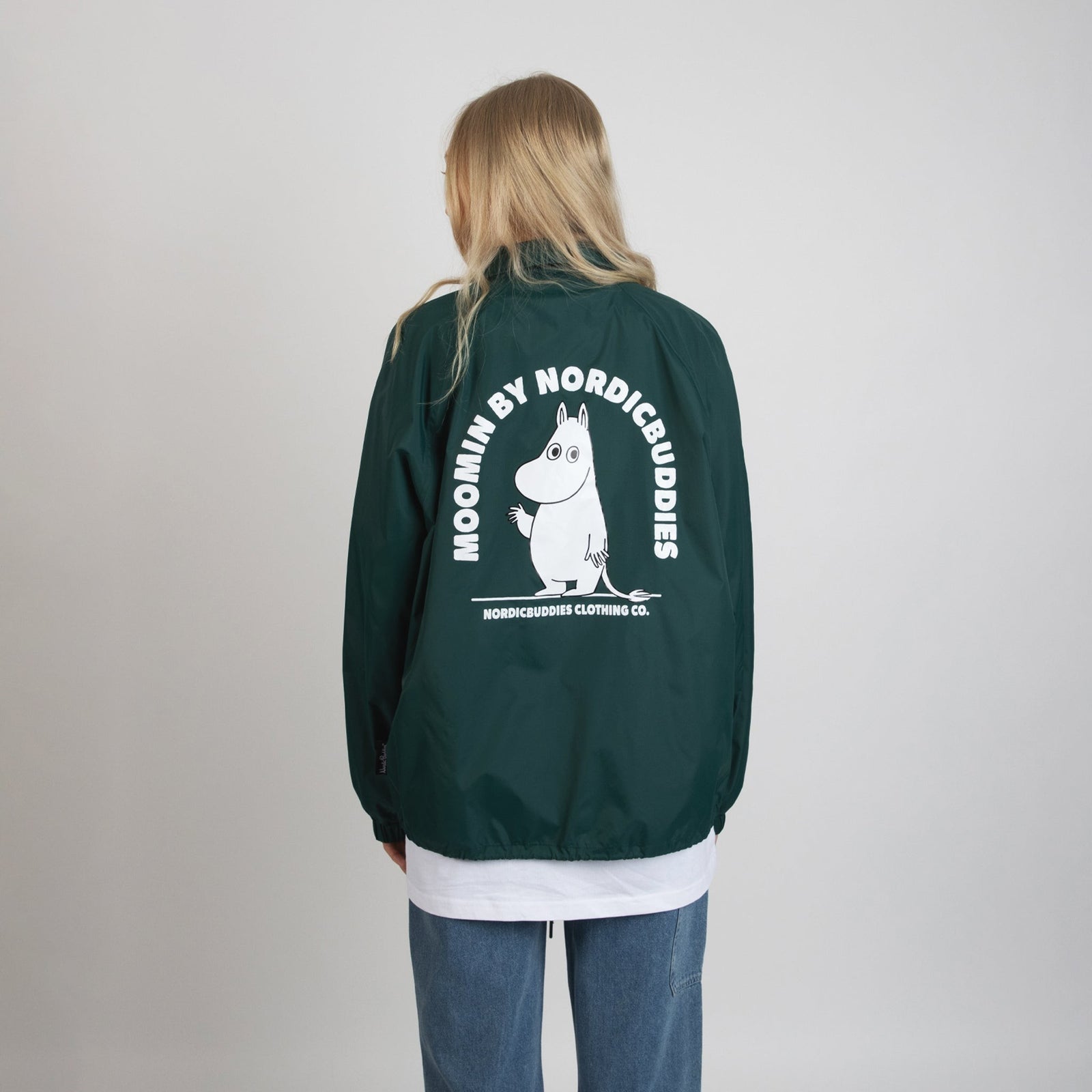 Coachjacke Moomintroll – Grün – Produktansicht 3