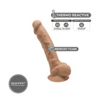Dildo Silexd Caramel Beige Natürliches Erotikspielzeug - Erotik Shop