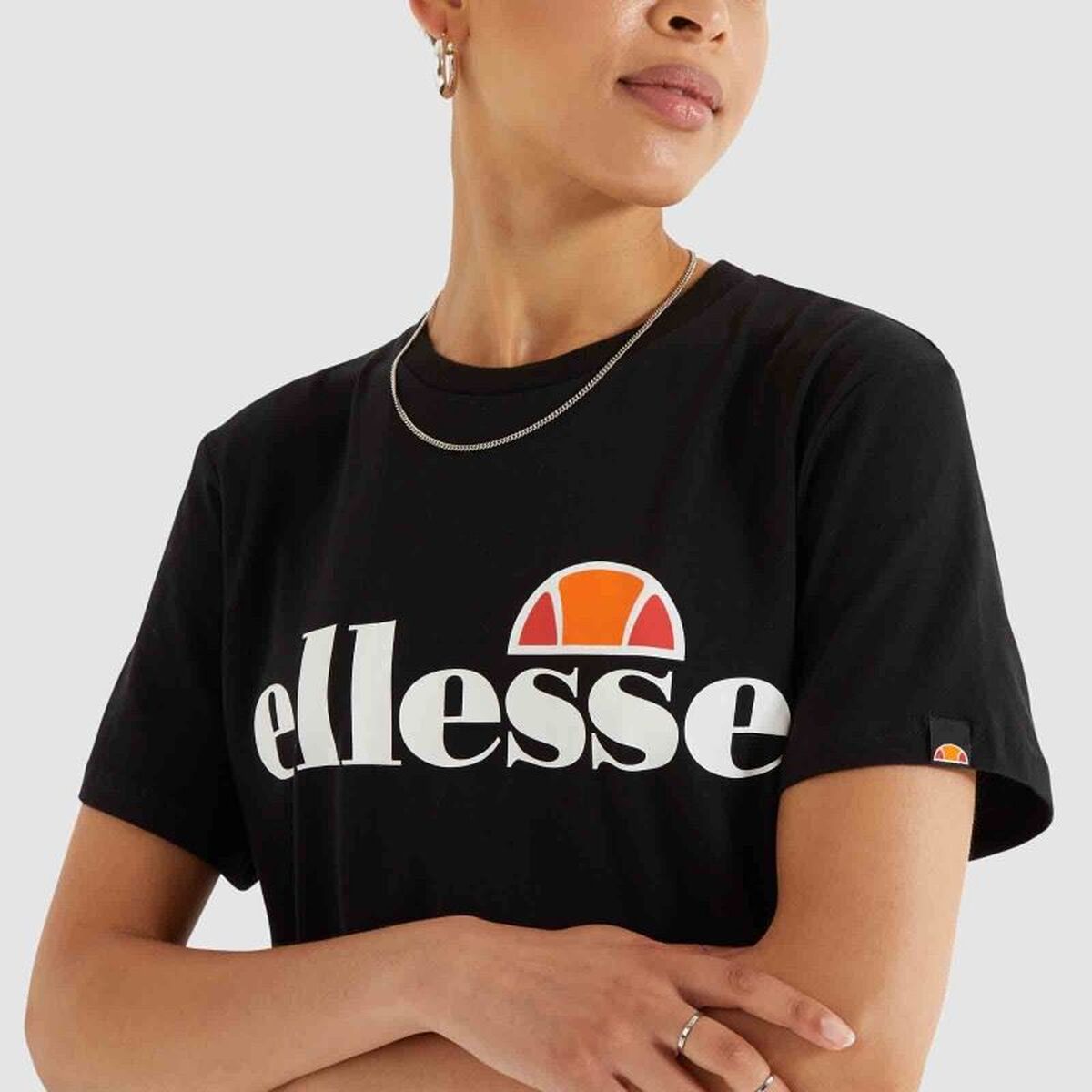 Damen Kurzarm T Shirt Ellesse Albany Schwarz - Mode & Accessoires