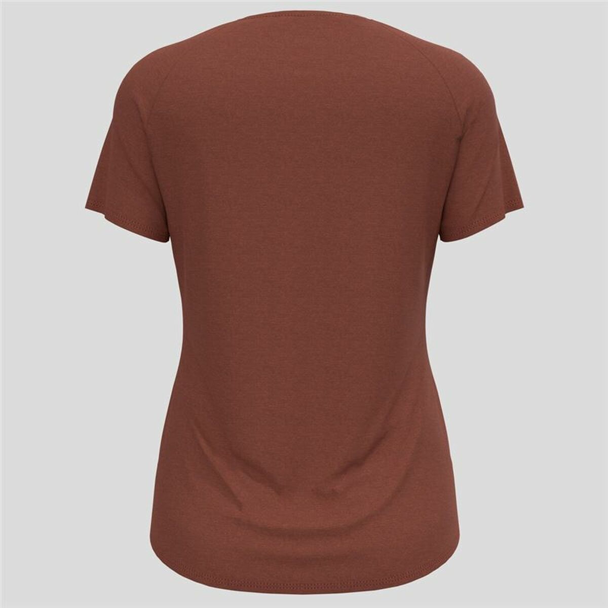 Damen Kurzarm T Shirt Odlo Essential 365 Braun