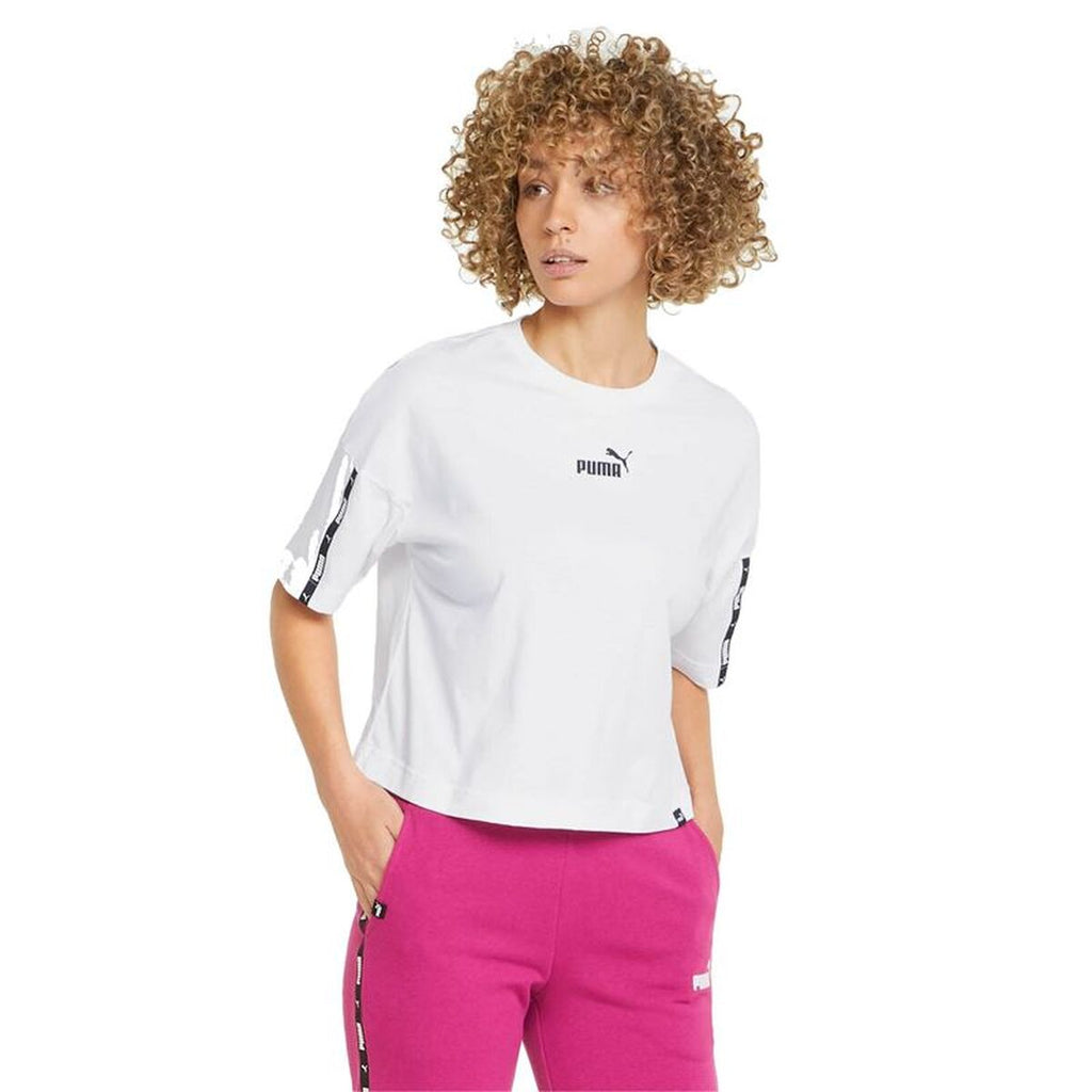 Damen Kurzarm T Shirt Puma 847116 02 Weiß XS - Sport & Freizeit