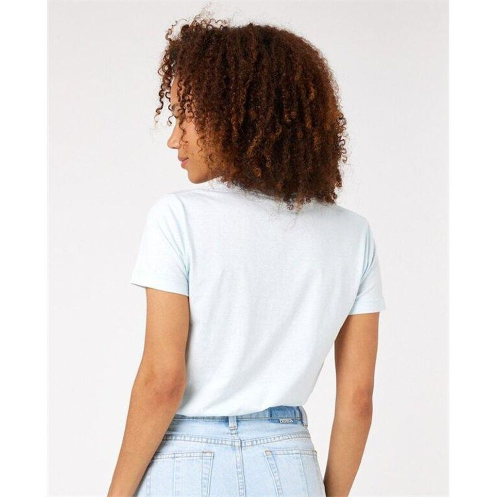 Damen Kurzarm T Shirt Rip Curl Crew Neck Weiß - Mode & Accessoires