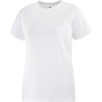 Damen Kurzarm T Shirt Salomon LC1644800 Weiß S - Sport & Freizeit