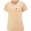 Damen Kurzarm T Shirt Salomon LC1727700 Gelb - Sport & Freizeit
