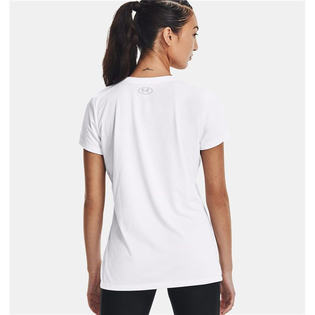 Damen Kurzarm T Shirt Under Armour Weiß XS - Sport & Freizeit