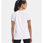 Damen Kurzarm T Shirt Under Armour Weiß XS - Sport & Freizeit