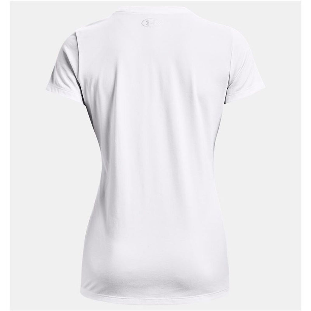 Damen Kurzarm T Shirt Under Armour Weiß XS - Sport & Freizeit