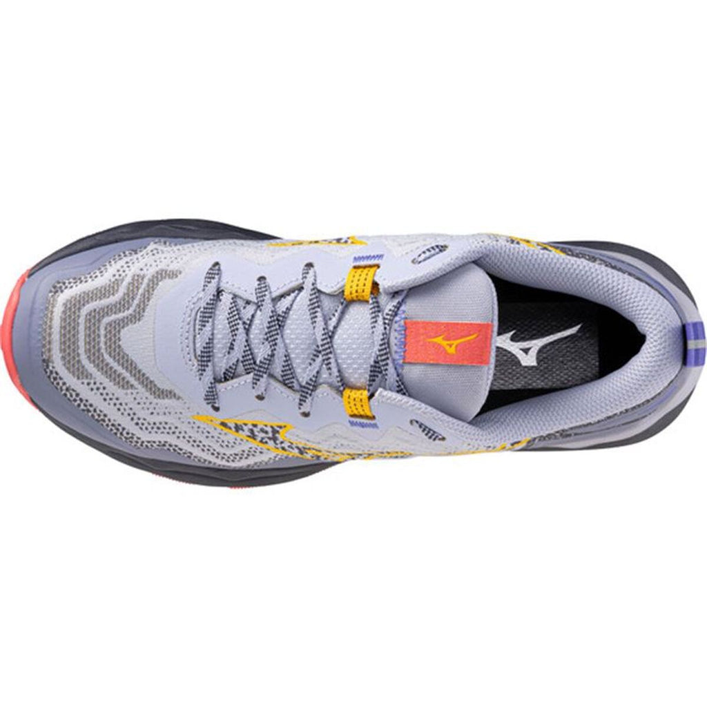 Damen Mizuno Wave Daichi 9 Trail Laufschuhe Grau