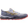 Damen Mizuno Wave Daichi 9 Trail Laufschuhe Grau
