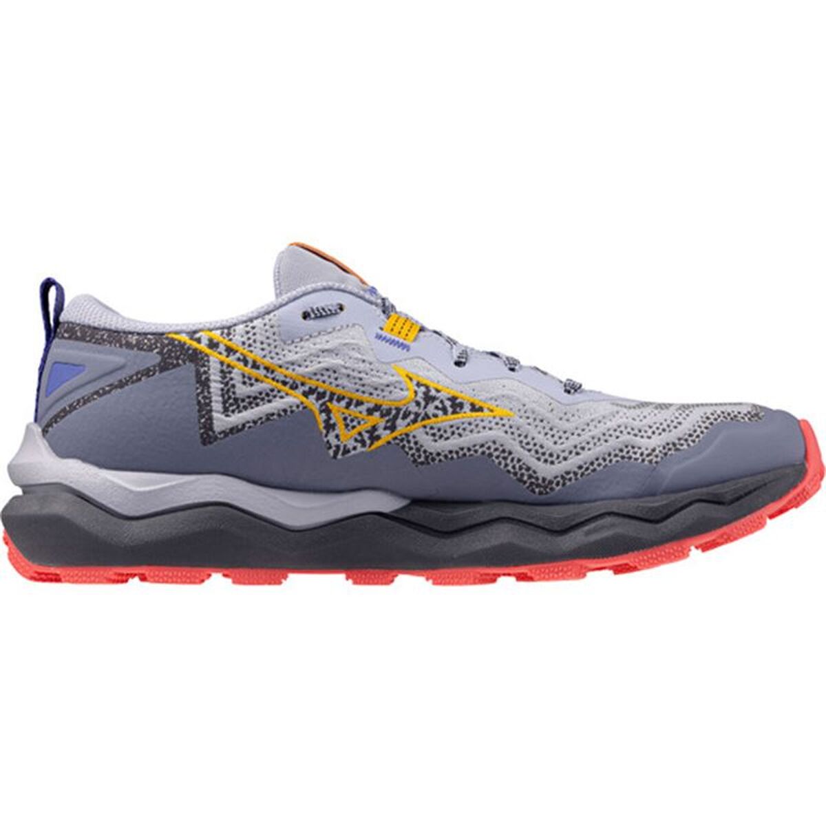 Damen Mizuno Wave Daichi 9 Trail Laufschuhe Grau