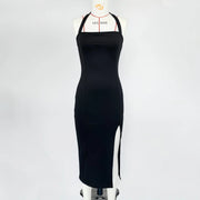 Damen Neckholder-Kleid rückenfrei