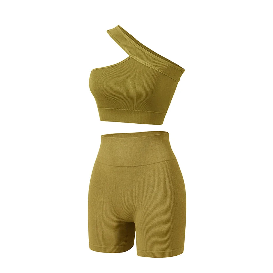 Damen Off-Shoulder Fitness-Set – Detailansicht 2