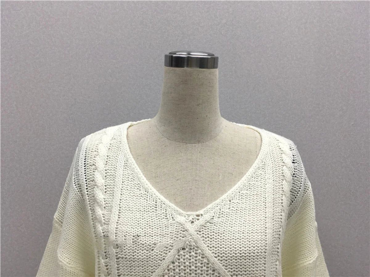 Damen Pullover mit Fransen, locker geschnitten – Produktansicht 3