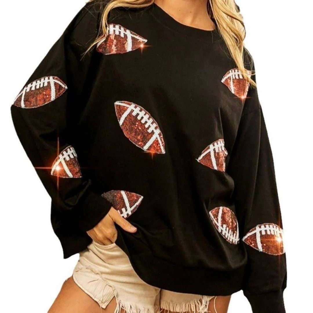 Damen Rugby-Pullover locker geschnitten – ausgewählte Produktansicht