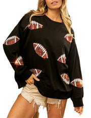 Damen Rugby-Pullover locker geschnitten