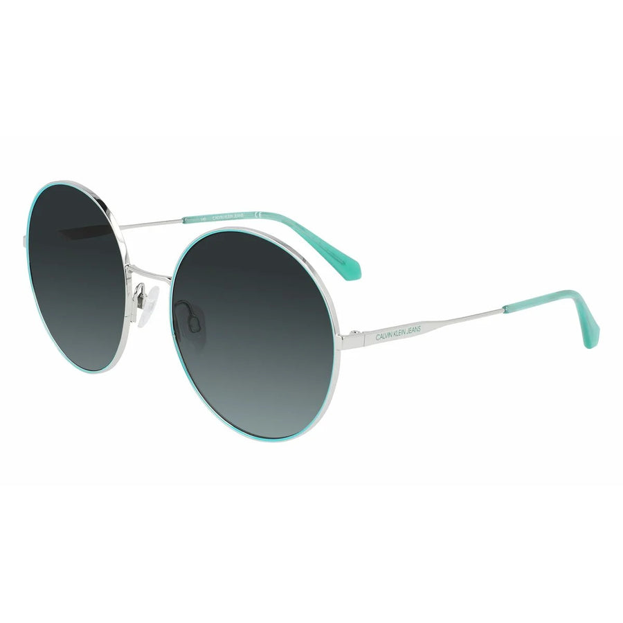 Calvin Klein Damen Sonnenbrille  Silber/Grau - Ø 58 mm