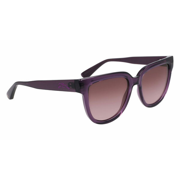 Damensonnenbrille Longchamp LO755S-5218501 mit graulila Polycarbonatlinsen