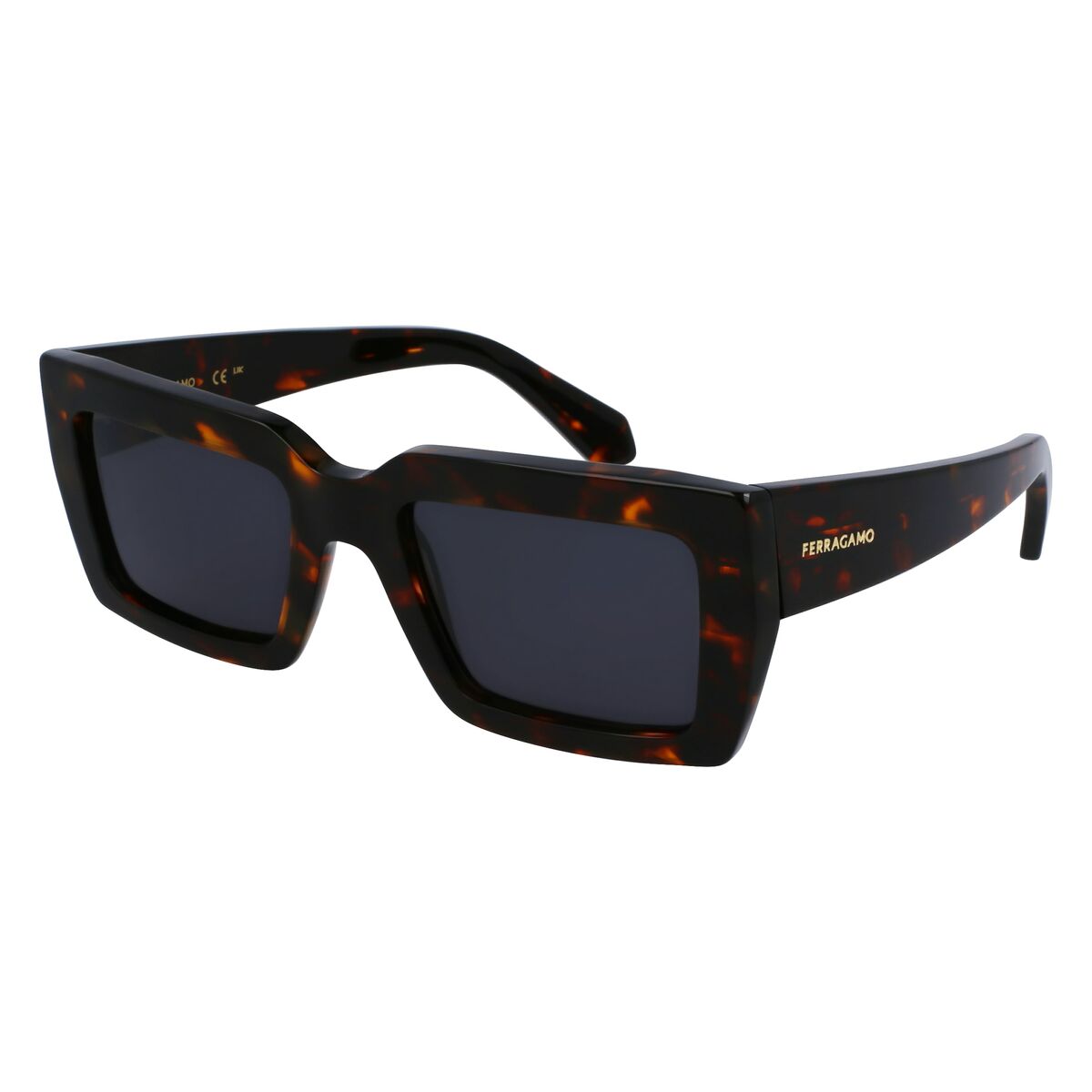Tortoiseshell-framed sunglasses Damensonnenbrille Salvatore Ferragamo SF1108S-5421242 elegant