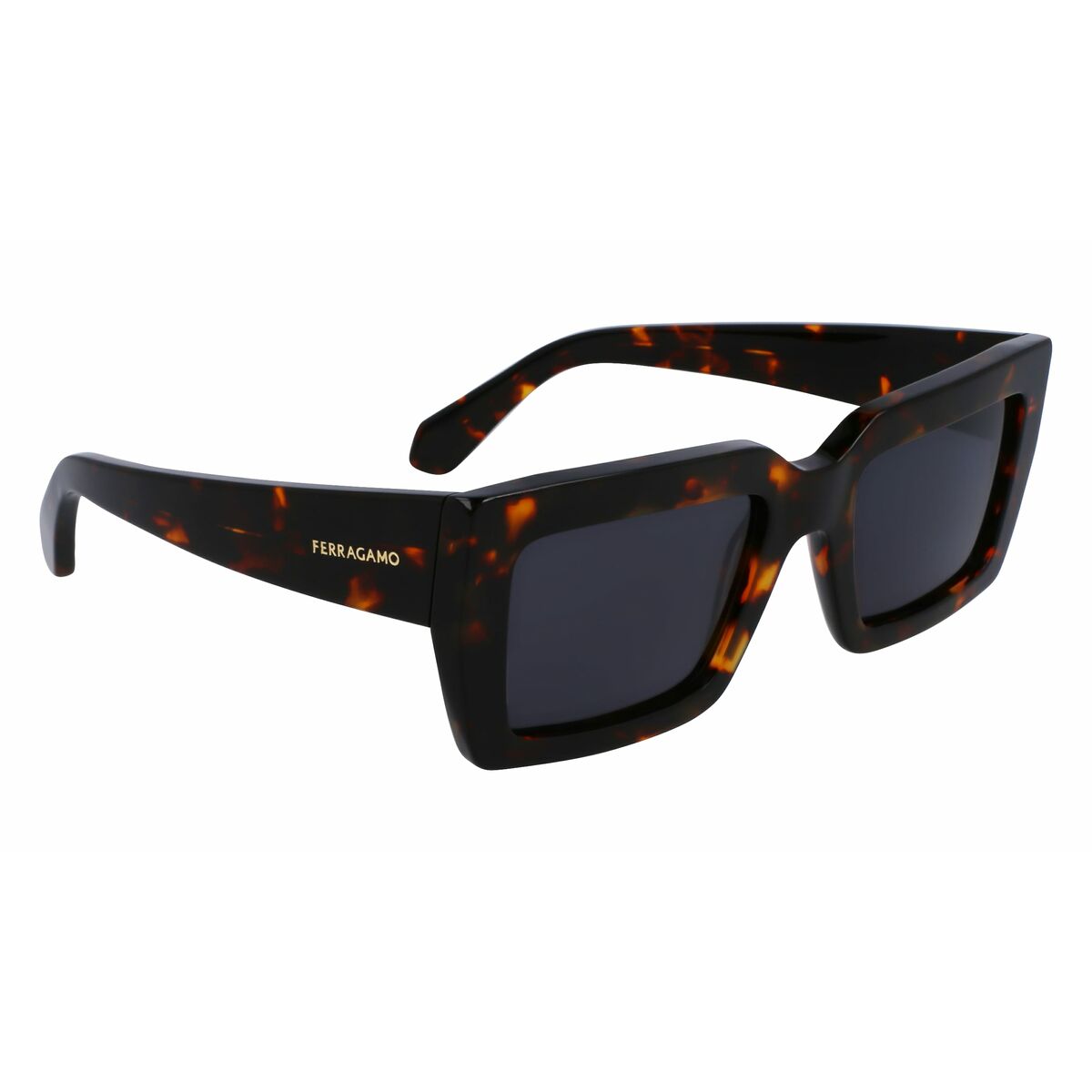 Tortoiseshell-Design Damensonnenbrille Salvatore Ferragamo SF1108S-5421242 elegant