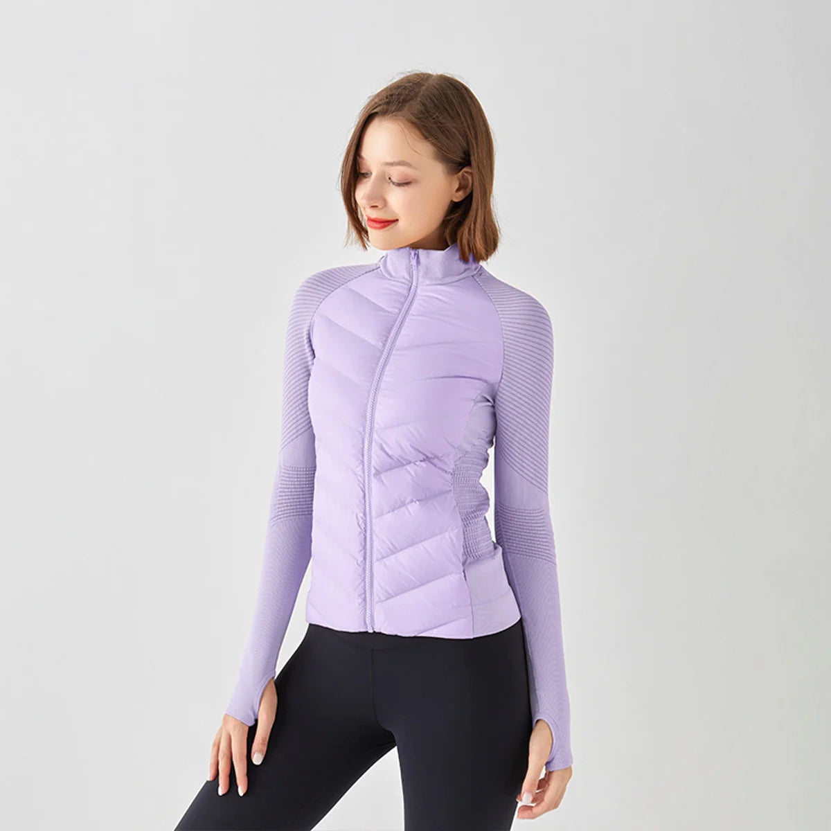 Damen Sport-Daunenjacke, leicht & wärmend – Produktansicht 3