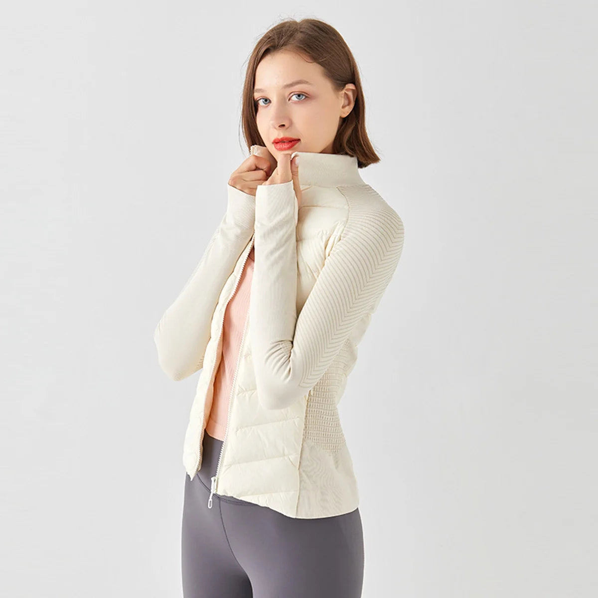 Damen Sport-Daunenjacke, leicht & wärmend – Produktansicht 4