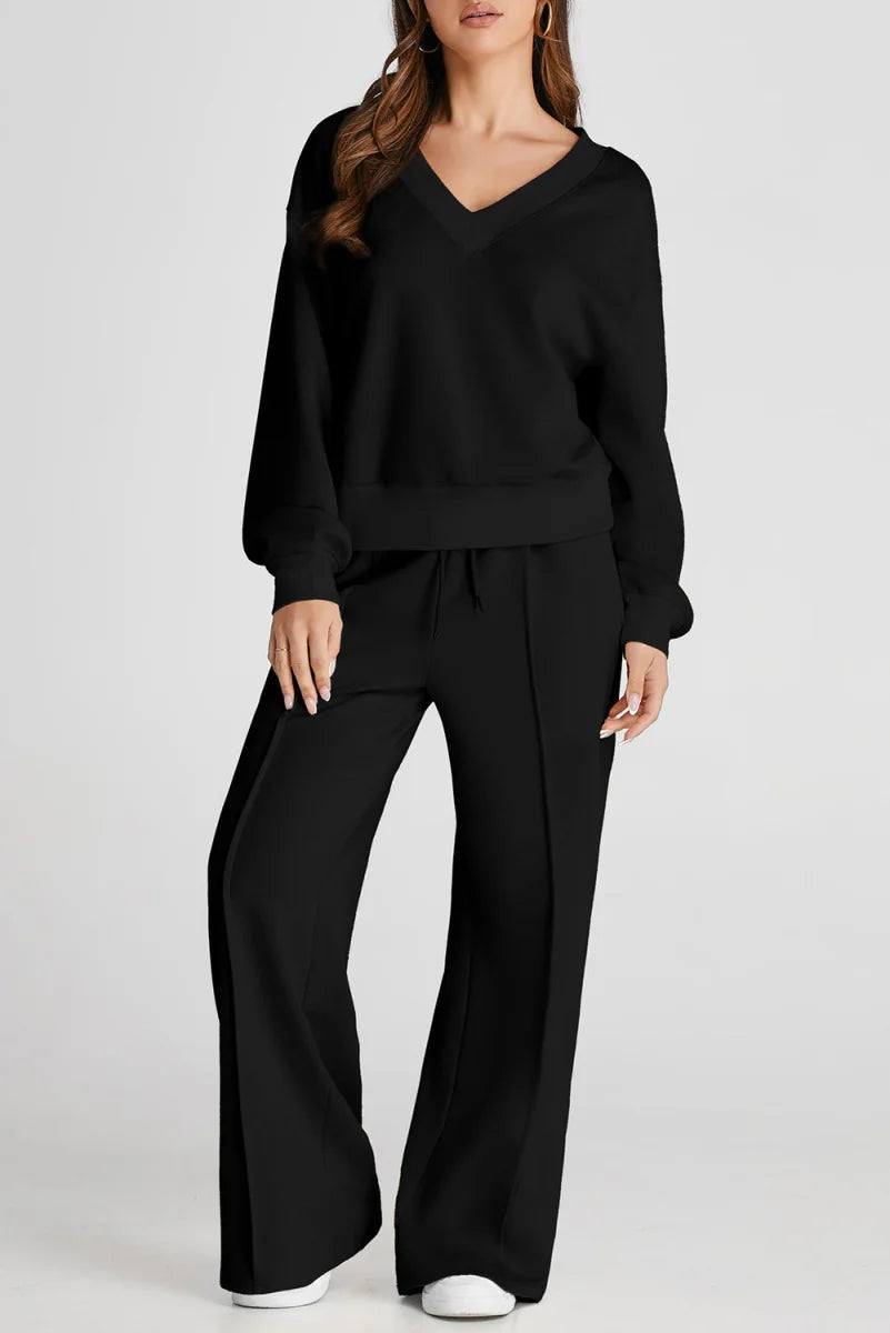 Damen Sportset mit Crop-Top & High Waist – Produktansicht 2