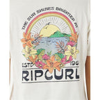 Damen T Shirt Rip Curl Brighter Sun Relaxed Weiß - Mode & Accessoires