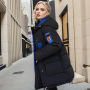 Damen Wende-Steppjacke mit Kapuze