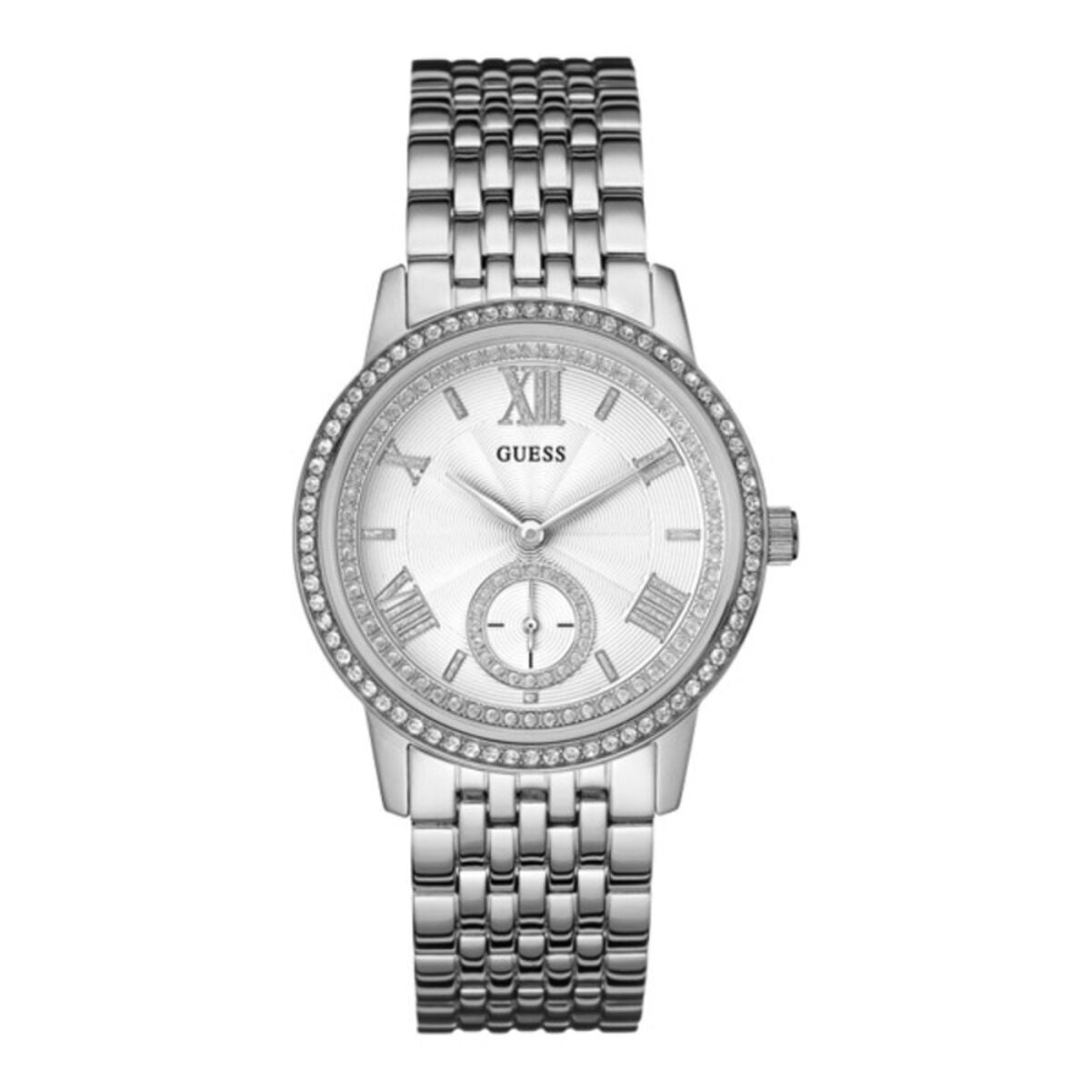 Damenuhr Guess W0573L1 Silber Edelstahl Armbanduhr