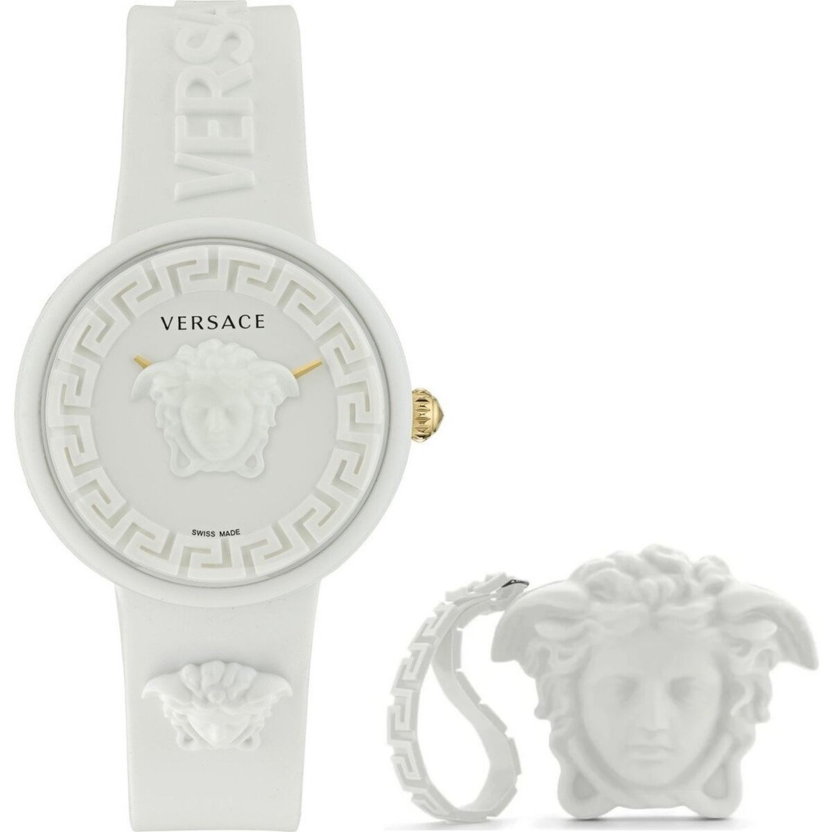 Damenuhr Versace Medusa Pop White Silicon Purse