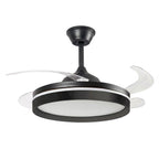 Deckenventilator LED einziehbaren Flügeln Fernbedienung
