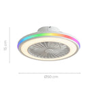 Deckenventilator Nexory Innovagoods Fernbedienung RGB