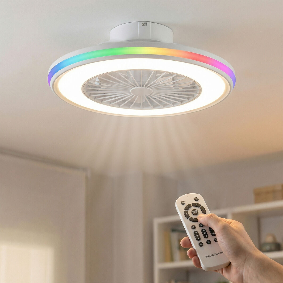 Deckenventilator Nexory Innovagoods Fernbedienung RGB