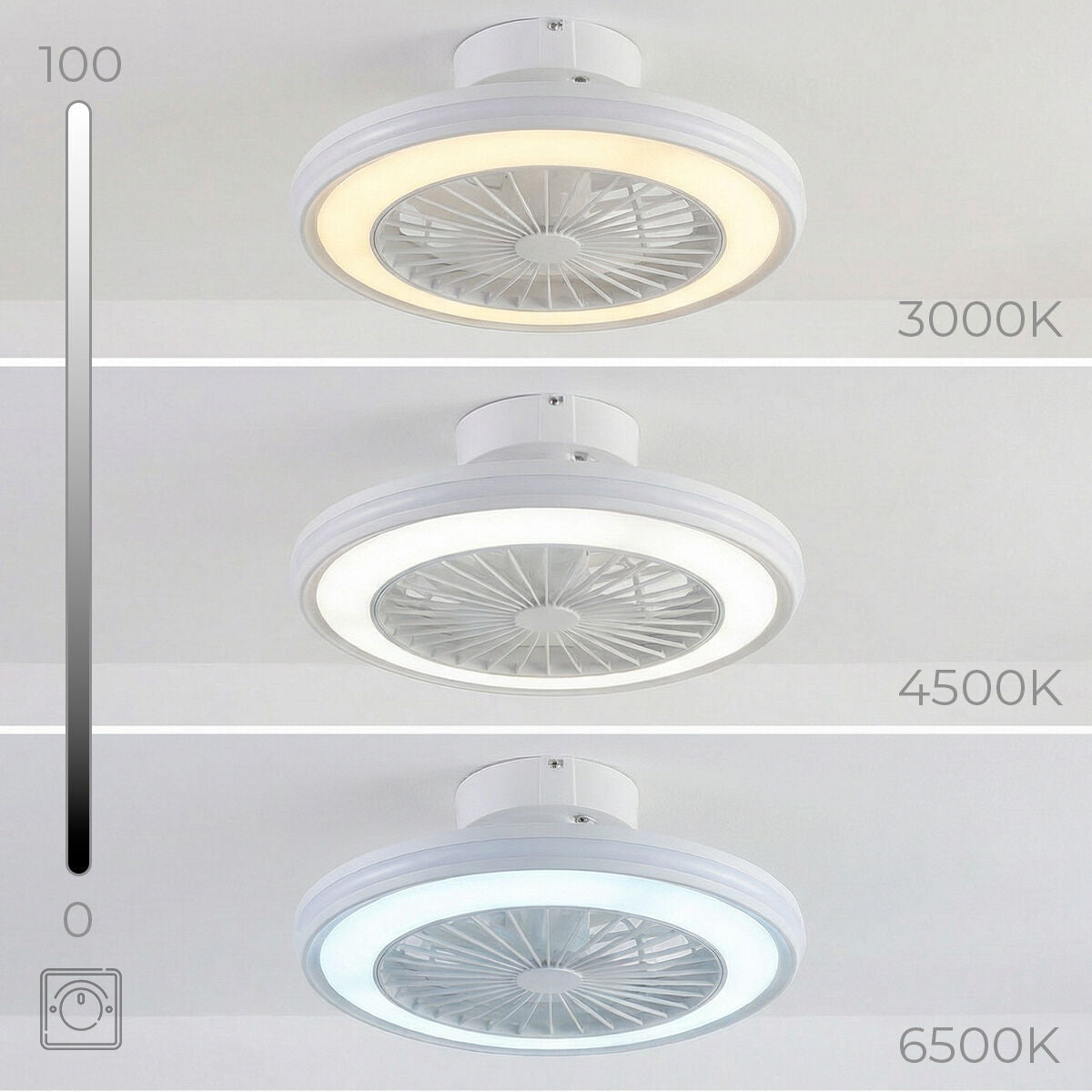 Deckenventilator Nexory Innovagoods Fernbedienung RGB