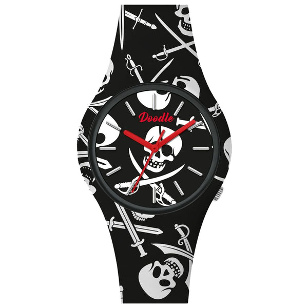 Doodle DO42007 Unisex-Uhr 41 mm Silikon bunt - Mode & Accessoires