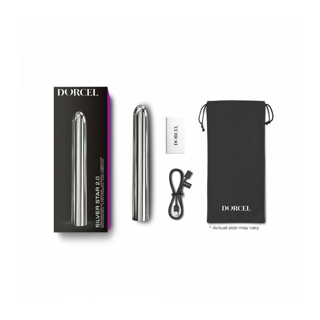 Dorcel Silber Vibrator – Aufladbares elegantes Vergnügen - Erotik Shop